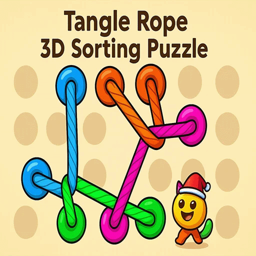 Hazel Tangle Rope 3D - Sorting Puzzle